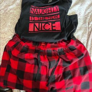 Mens size large Christmas pajamas